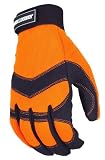 Black & Decker High Performance Work Gloves With Breathable Neoprene Between Fingers and Reinforced Fingertips