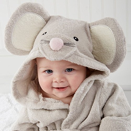 Aautoo baby hooded towels squeaky clean mouse spa bathr…