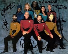 Star Trek The Next Generation Cast Signed Autographed 8 X 10 RP Photo - Mint Condition