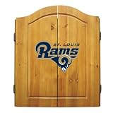 NFL Team Dartboard Cabinet Set Style: St. Louis Rams