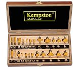 Kempston KC3240 Router Bit Set, 1/4-Inch Shank, 24-Pieces