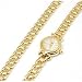 CARVEL Gold Tone Ladies Watch and Bracelet Set