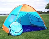 BEAUTIFUL POP UP FAMILY CABANA TENT SUN WIND SHELTER BEACH TENT