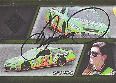 AUTOGRAPHED Danica Patrick 2014 Press Pass Total Memorabilia ACCELERATION (#10 GoDaddy Racing Team) Signed Collectible NASCAR Insert Trading Card with COA (#AC9)