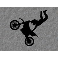 Motocross Dirtbike Vinyl Wall Decal Sticker Decor Art