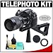 Phoenix 500mm Multi-Coated Mirror Lens with 2x Teleconverter (=1000mm) + Stedi-Stock Shoulder Brace Kit for Nikon D3, D700, D300, D200, D90, D80, D60, D40, D40x Digital SLR Cameras