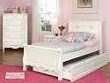 American Woodcrafters Summerset - Twin Sleigh Bed and Trundle