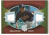 2007 Upper Deck Elements Essential Elements PE Jhonny Peralta - Cleveland Indians ( Piece of Authentic 2x Jersey - Baseball Cards)