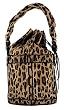Fendi Handbags (Leopard) 8BR555 Pony Hair Leather Large Palazzo Bag