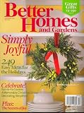 Better Homes & Gardens  , December 2008 Issue