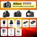 Nikon D5000 Digital SLR Camera Body + 2 Extended Life Batteries + Battery Charger + 8 GB Memory Card + Card Reader + Tripod + Carrying Case + Starter Kit + Digital Flash and more!!