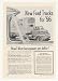 1956 Ford C-750 Big Job Truck Most Horsepower Print Ad