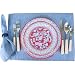 Blue Textured Placemats and/or Napkins ~
