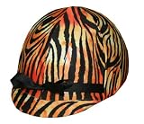 Equestrian Riding Helmet Cover - Bengal Tiger