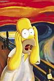 Produkt-Bild: 1art1 40763 The Simpsons - Homer, Der Schrei Poster (91 x 61 cm)
