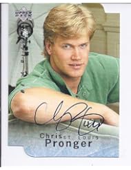 Collectibles: 1995-96 Be A Player AUTOGRAPH Die Cut #S18 Chris Pronger ST. LOUIS BLUES