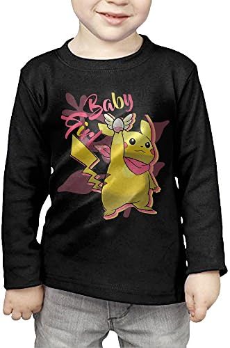 Cotton Pikachu Pokemon Baby Girl Long Sleeve T Shirt For Toddler Child Cute