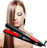 ISA Professional Digital LCD Ceramic Flat Iron Hair Straightener 1" Tourmaline 175 - 450 Fahrenheit 2 Year Warranty