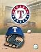 Cap and Glove Texas Rangers 8x10 Photo