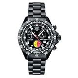 Chase-Durer Men's 246.4BB7-XL-BR Special Forces 1000XL Black Ionic-Plated Underwater Demolition Team Watch