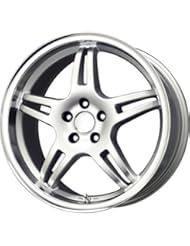 Voxx MG-3 Silver Wheel with Machined Lip (17x8"/5x112mm)