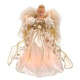 12 White/Gold Angel Feather Wings