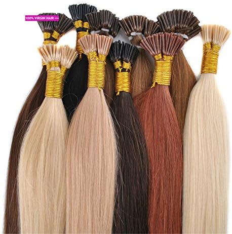 Tomorrowlover Best quality 24 Inch cold fusion russian hair double drawn 100g mirco ring I tip Keratin hair extension