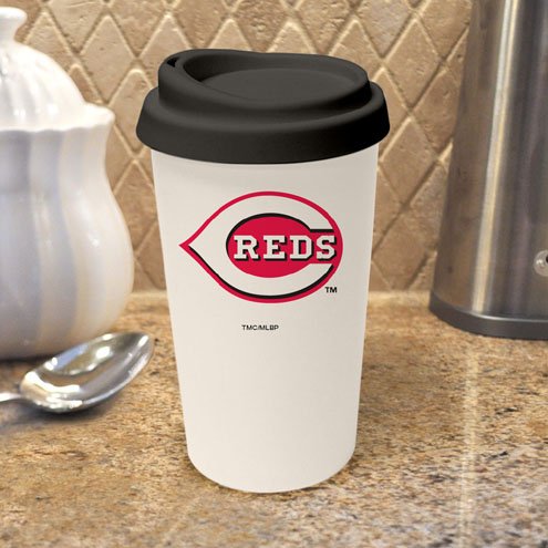MLB Cincinnati Reds Logo Travel Mug