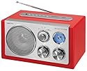 Scott RX 19 Radio-Tuner (UKW-/MW-Tuner, SD/MMC-Kartenleser, USB) rot