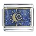 Jewelry : Midnight Moon Italian Charms Bracelet Link