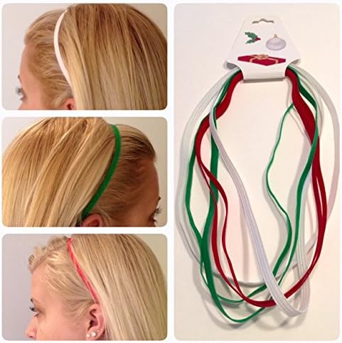 Fabulicious Christmas Elastic Headbands© - Sports Headband Party Costume (3-12 YEARS OLD)