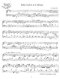 Bach J.S. Toccata in E Minor: Instantly download and print sheet music
