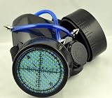 Blue UV Anime Cosplay Cyber Punk Goth Gas Mask Rave New