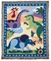 Olive Kids Dinosaurland Woven Throw