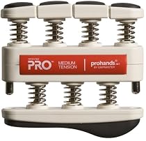 Gripmaster Pro Hand Strengthening System, Medium Tension (7 Pounds per Finger)
