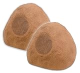 OSD Audio RS680 Ultra Sound Outdoor Rock Speaker Pair (Sandstone Brown)