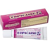 TOPICAINE 5%- Lidocaine Gel (10 grams) Anesthetic Skin Numbing Cream Numb Tattoo Laser Piercing Waxing FAST SHIPPING