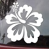 Hibiscus Flower Vinyl Decal Car Window Sticker H1