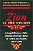 Book Zion in the Courts: A Legal History of the Church of Jesus Christ of Latter-day Saints, 1830-1900