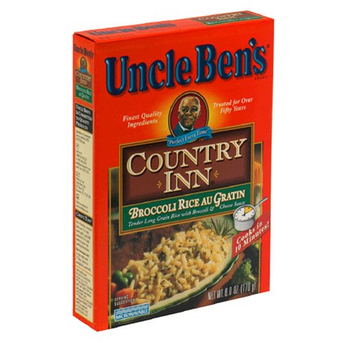 Uncle Ben's Country Inn Rice Dishes, Broccoli Rice Au Gratin, 6-Ounce Boxes (Pack of 24) by Uncle Ben's