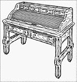 Roll Top Desk And Pedestal Bottom - Expert Level -478