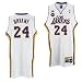 Search : Kobe Bryant #24 Los Angeles Lakers Latin Night Swingman NBA Jersey White Size L