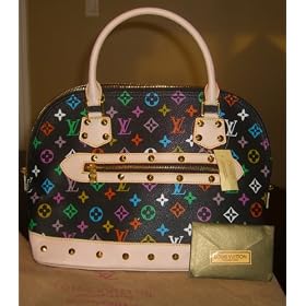Louis Vuitton Multicolore Alma (Black) Handbag Replica