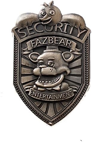 Five Nights at Freddy's Fazbear Security Badge Pin