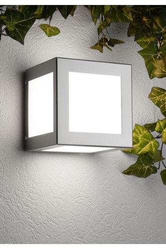 CMD Aussenwandleuchte Aqua Cubo, Edelstahl