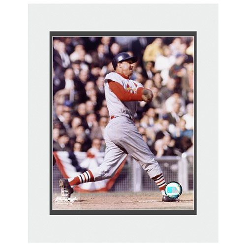 St. Louis Cardinals Stan Musial Matted Photo