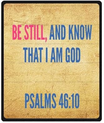 Nice Be still and know that I am God Psalm 46 £º10 Fleece Throw Blanket - Blanket 50" x 60" (Medium)