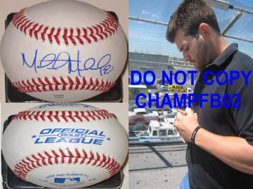 MITCH MORELAND,TEXAS RANGERS,WORLD SERIES,SIGNED BASEBALL WITH COA AND PROOF