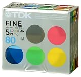 TDK MD��FINE��80ʬ ���顼�ߥå��� 5��ѥå� [MD-FN80MAX5A]