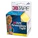 3B Scientific 1012803 Yellow Cotton Rayon Fiber Kinesiology Tape, 16' Length x 2" Width